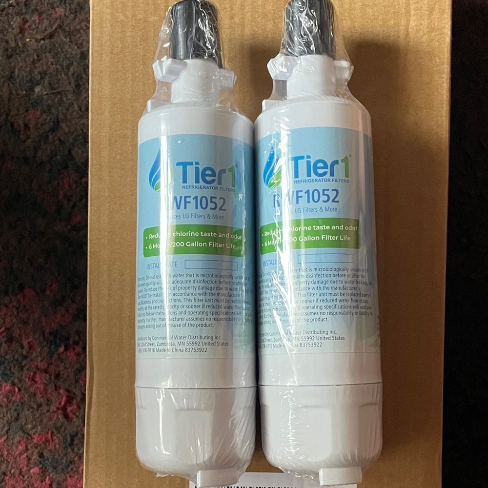 WF1052 Replacement Refrigerator Water Filter - White (2-Pack)